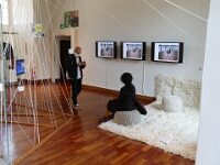 Besucher in der Leseecke