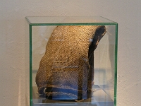 „Textile“ Geschichten:  Kohlesack von der Verhüllung des Emschertal-Museums